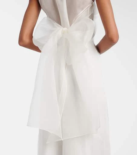 Max Mara Bridal Tunca semi-sheer silk jumpsuit 6
