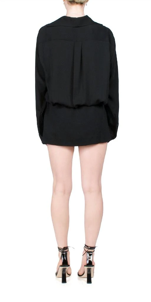 Christopher Esber Aulenti Mini Shirt Dress In Black 3