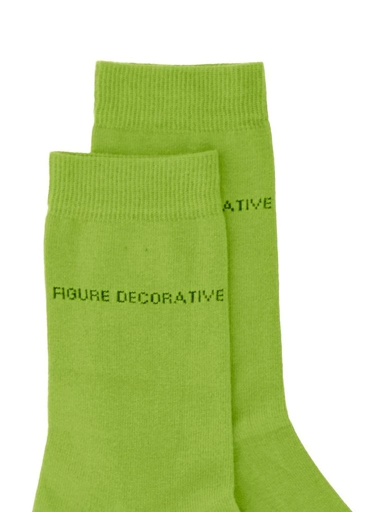 Figure Decorative Socks Green 2