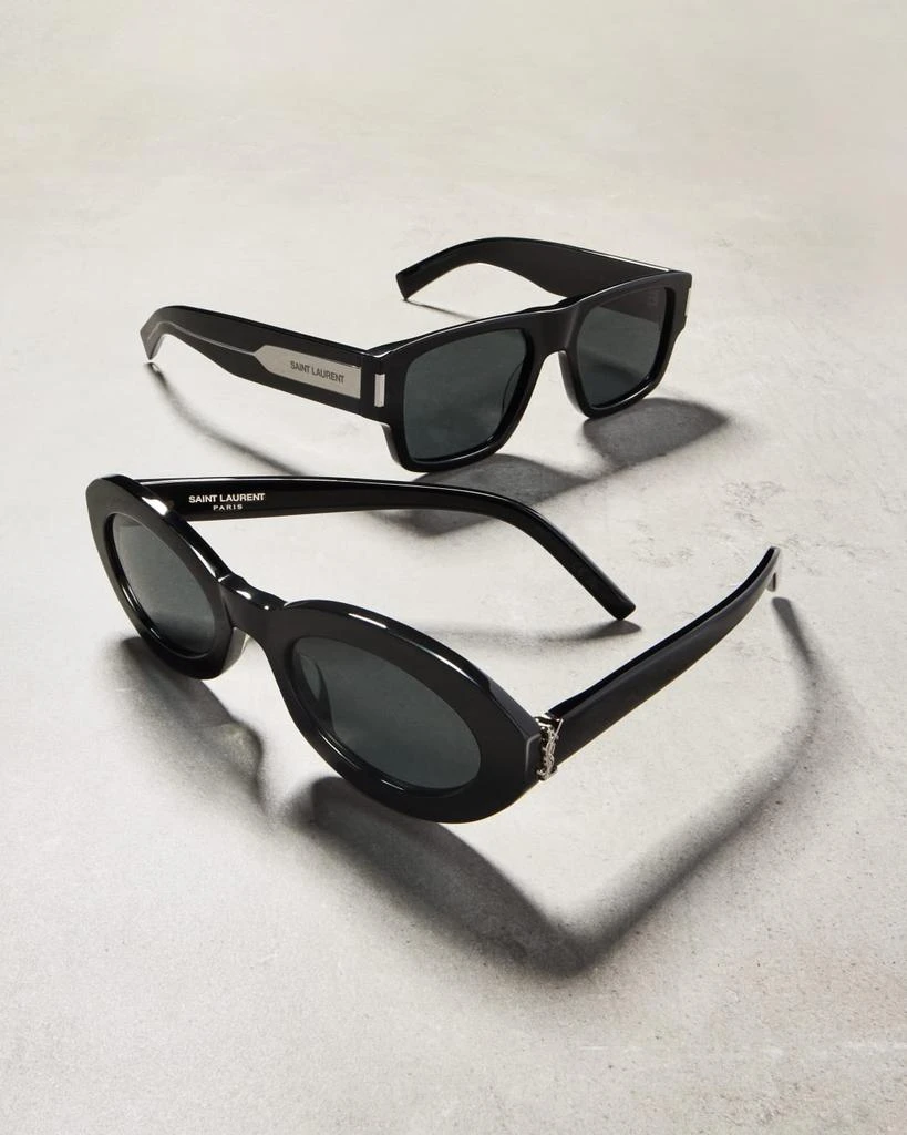 Shop Men's SL 659 Acetate Rectangle Sunglasses on Sale at