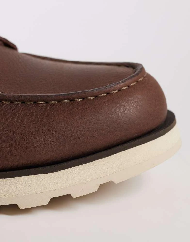 Timberland Timberland Britton Mills lace up shoe in dark brown full grain 3