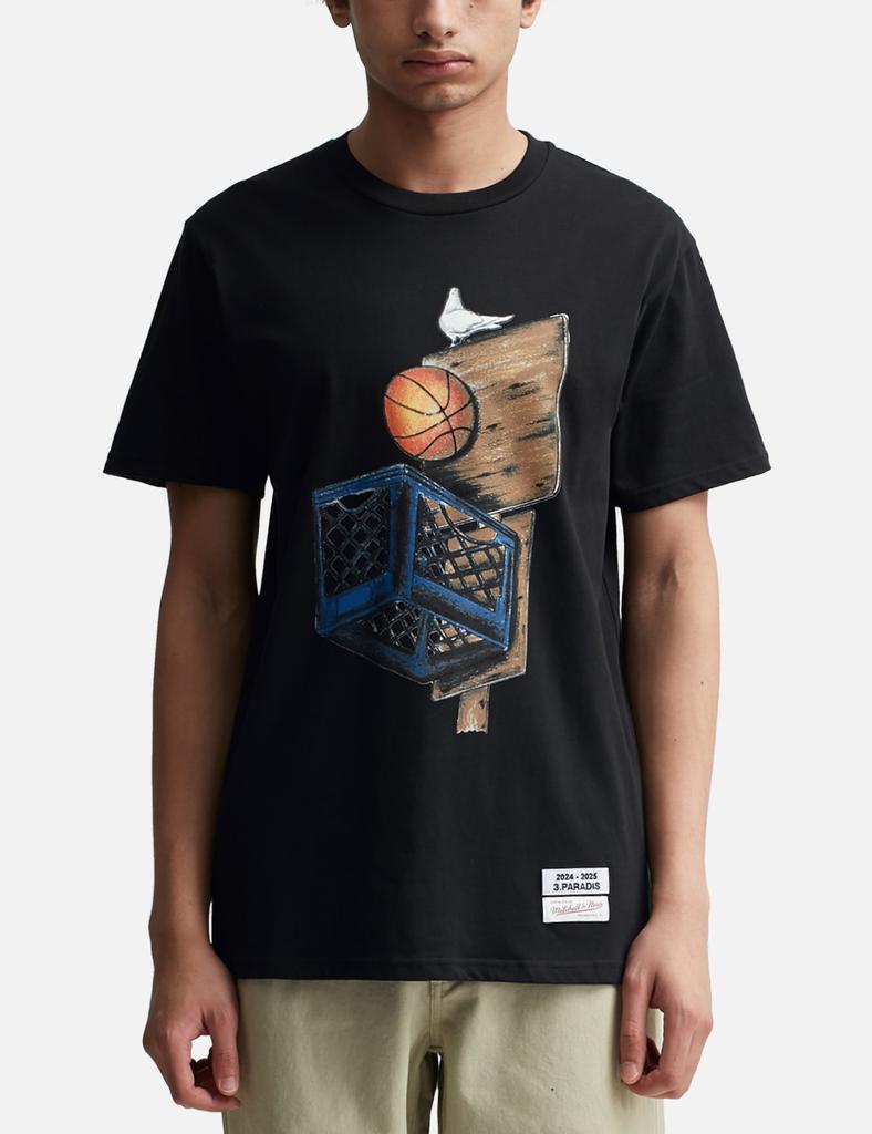 3.PARADIS x MITCHELL & NESS x NBA GRAPHIC CRATE T-SHIRT – On Sale