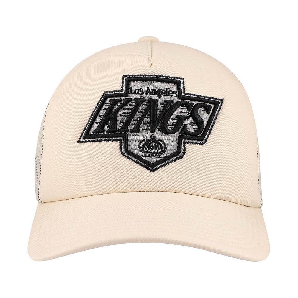 Mitchell & Ness Men's Cream Los Angeles Kings Foam Front Trucker Adjustable Hat