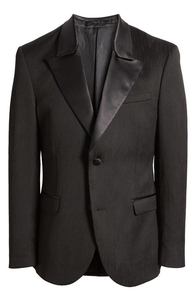 Topman Slim Fit Jacquard Suit Jacket 6