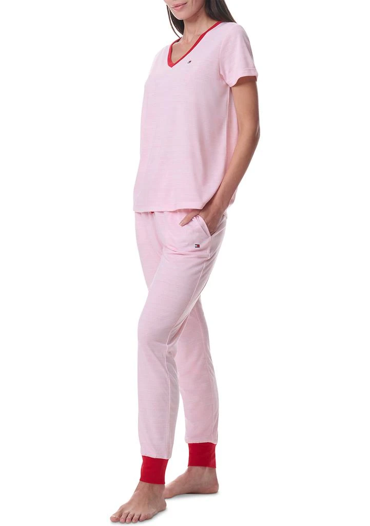 Tommy Hilfiger Short Sleeve T-Shirt 
Joggers Pajama Set 3