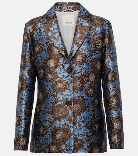 Max Mara Kate floral jacquard blazer 1