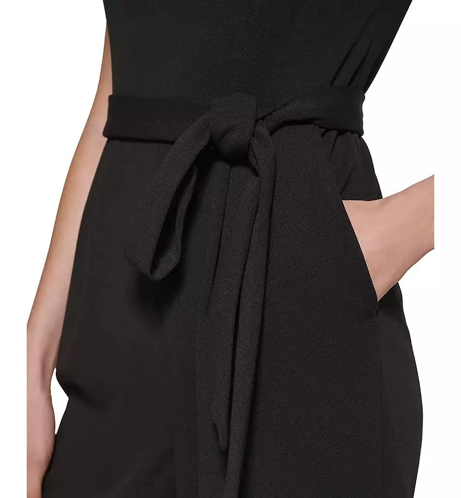 Calvin Klein Women's Tie-Waist Tulip-Sleeve Jumpsuit 7