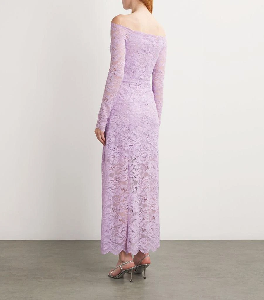 Paco Rabanne Lace Off-Shoulder Maxi Dress 3