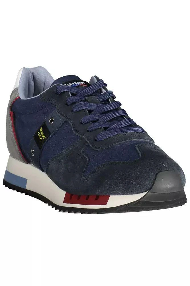 Blauer Chic  Sports Sneakers with Contrasting Men's Accents 2