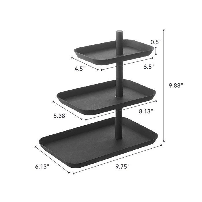 Yamazaki Tower 3 Tier Accessory Tray 6