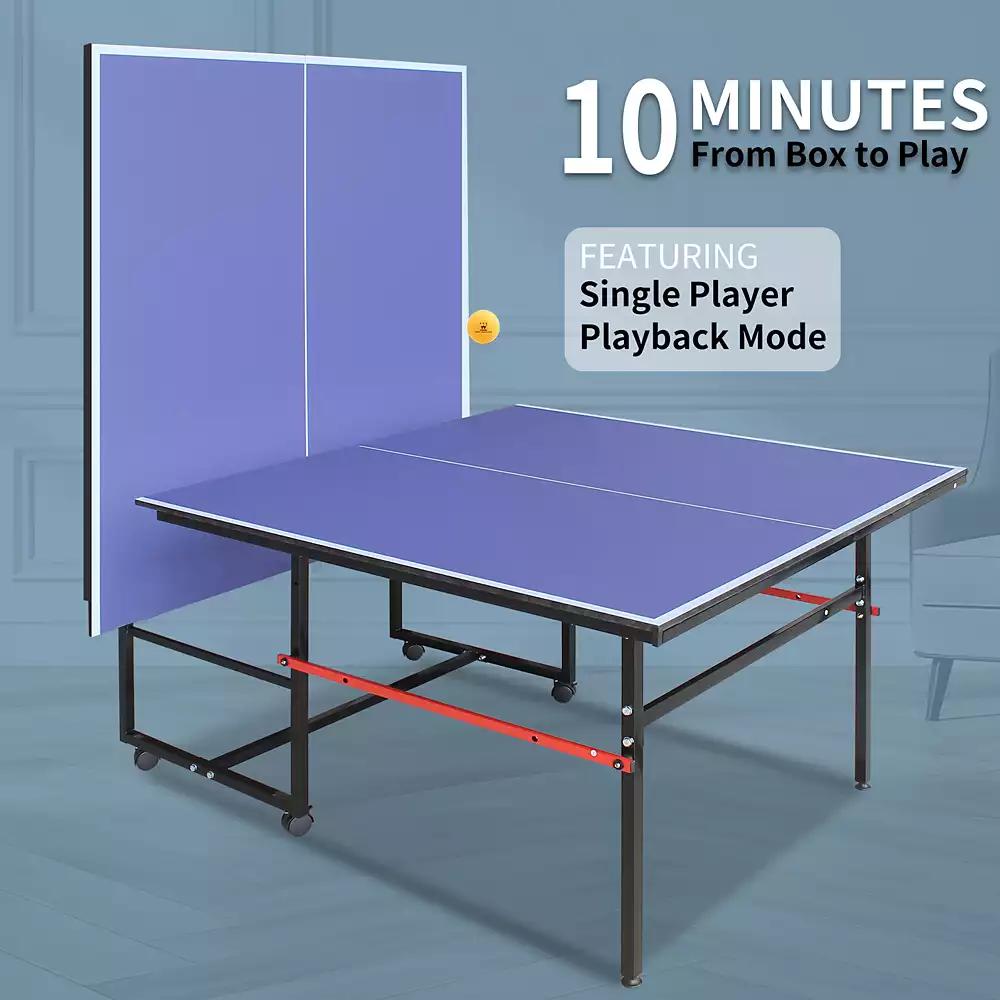 Streamdale Furniture Streamdale 8FT Foldable Ping Pong Table Set with Net, Paddles, Balls