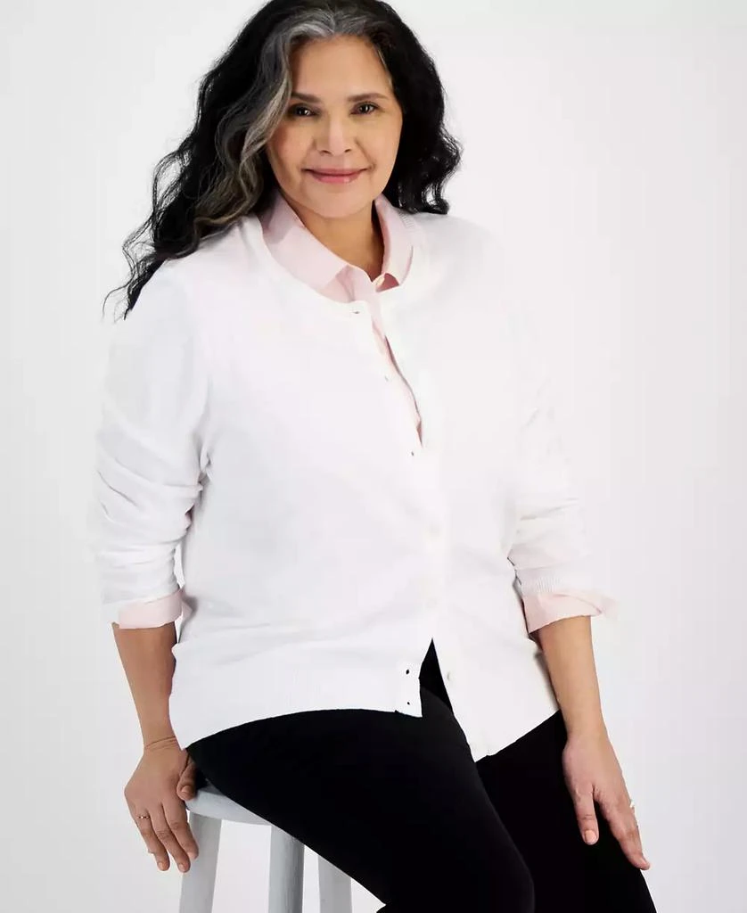 Style & Co Petite Button-Up Cardigan, Created for Macy's 4