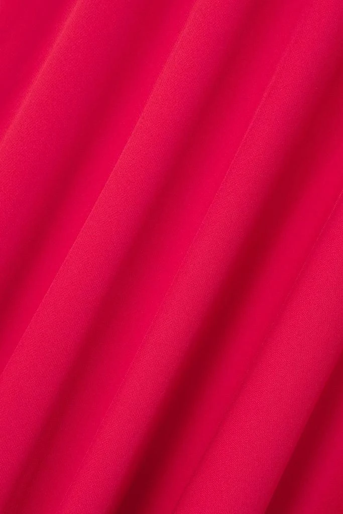 Ralph Lauren One-shoulder stretch-knit and crepe maxi dress 4