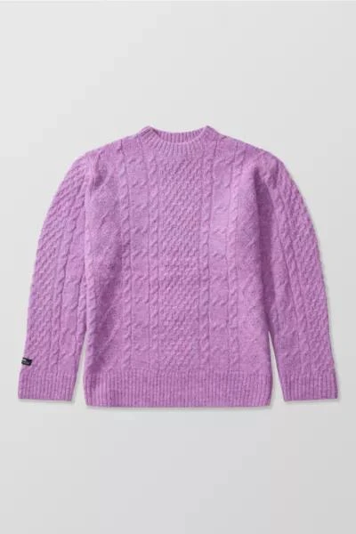 BDG BDG Fluffy Pink Cable Knit Sweater 5