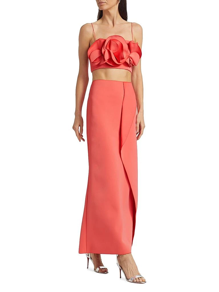 Acler Underwood Frilled Bandeau Crop Top 2