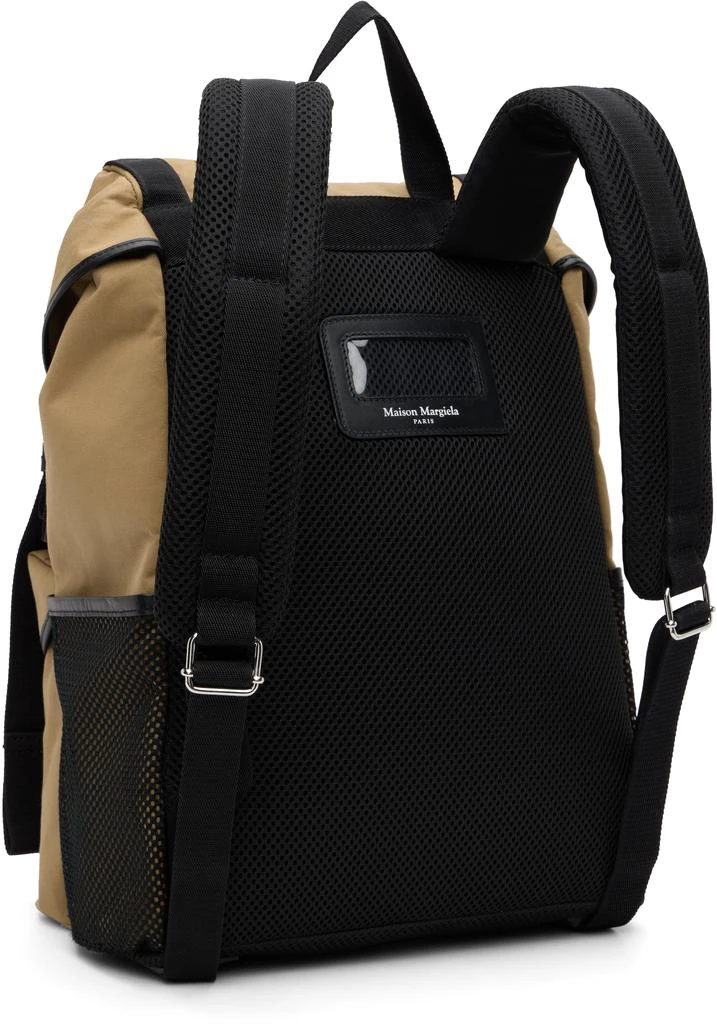MAISON MARGIELA Beige High Tech Medium Backpack 3