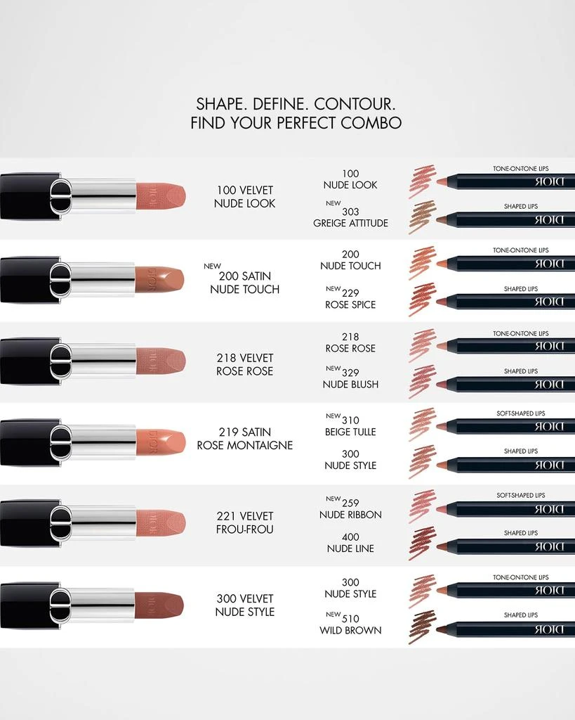 Dior Dior Rouge Dior Contour No-Transfer Lip Liner Pencil 4