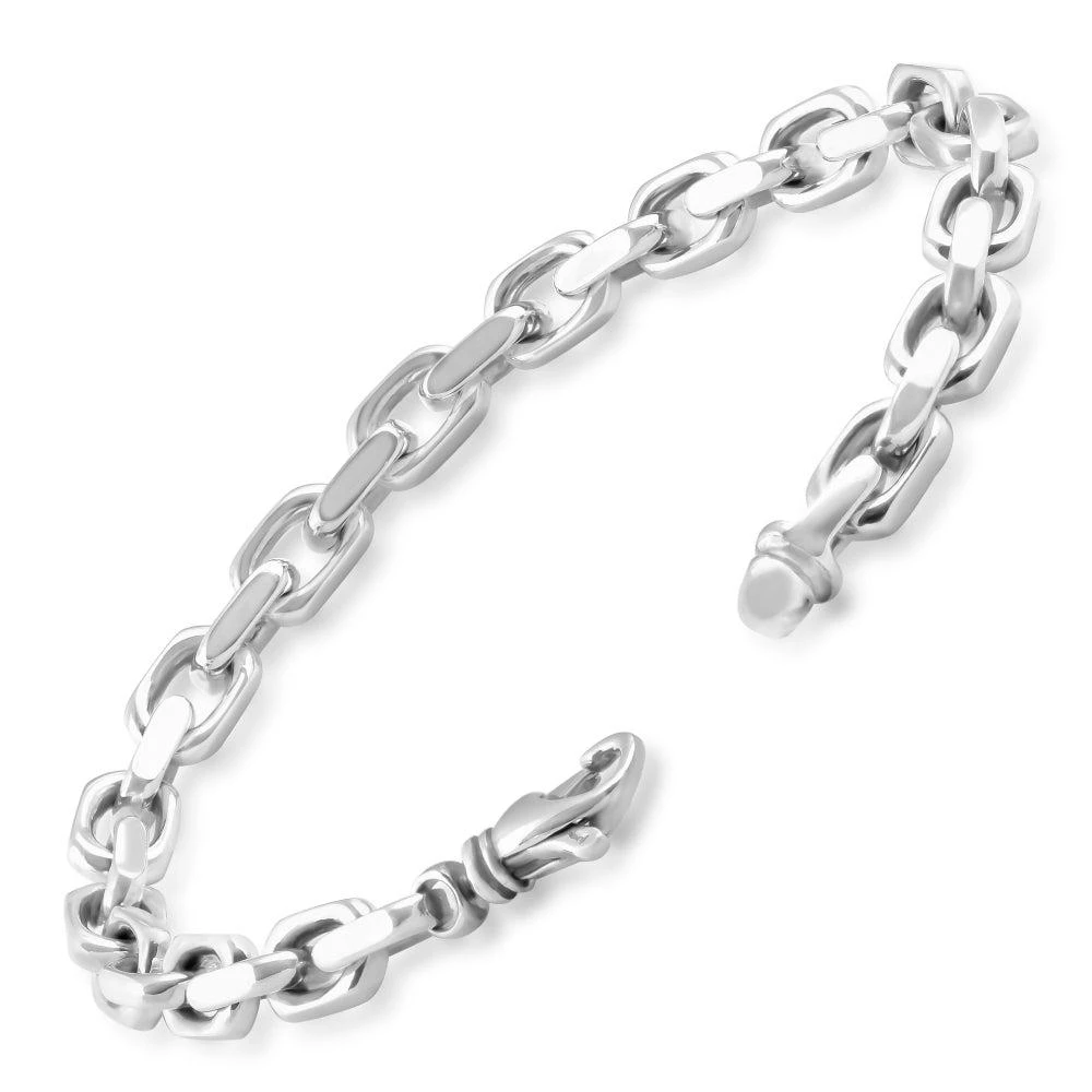 Pompeii3 Men's 14k Gold (36gram) or Platinum (72gram) 6.5mm Link Bracelet 8.5" 2