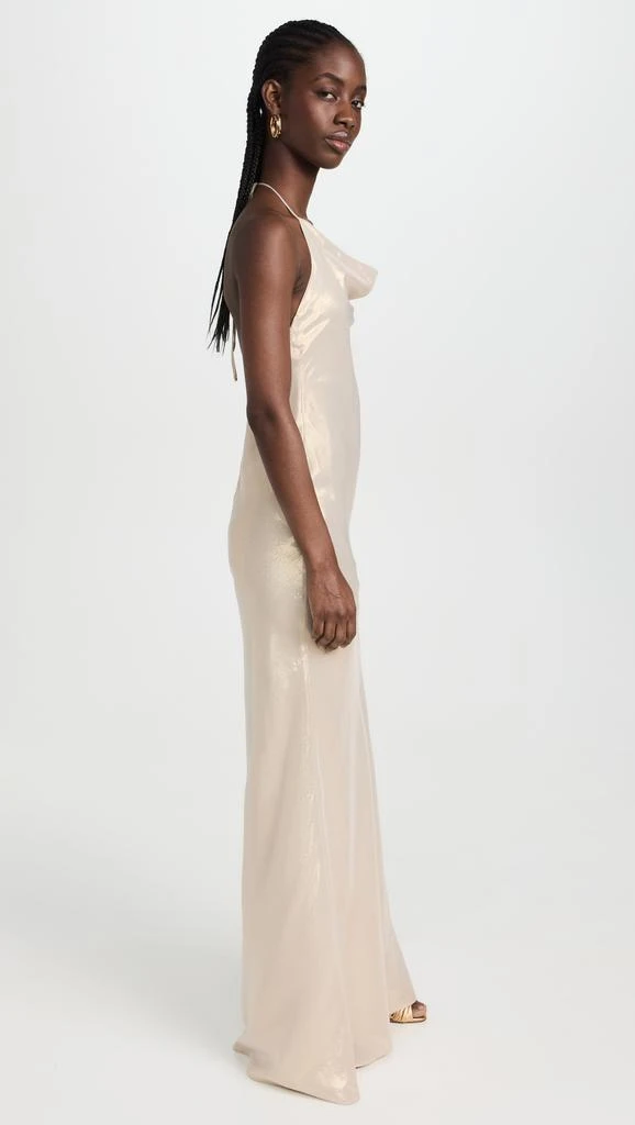 Sergio Hudson Cowl Slip Gown with Low Back 3
