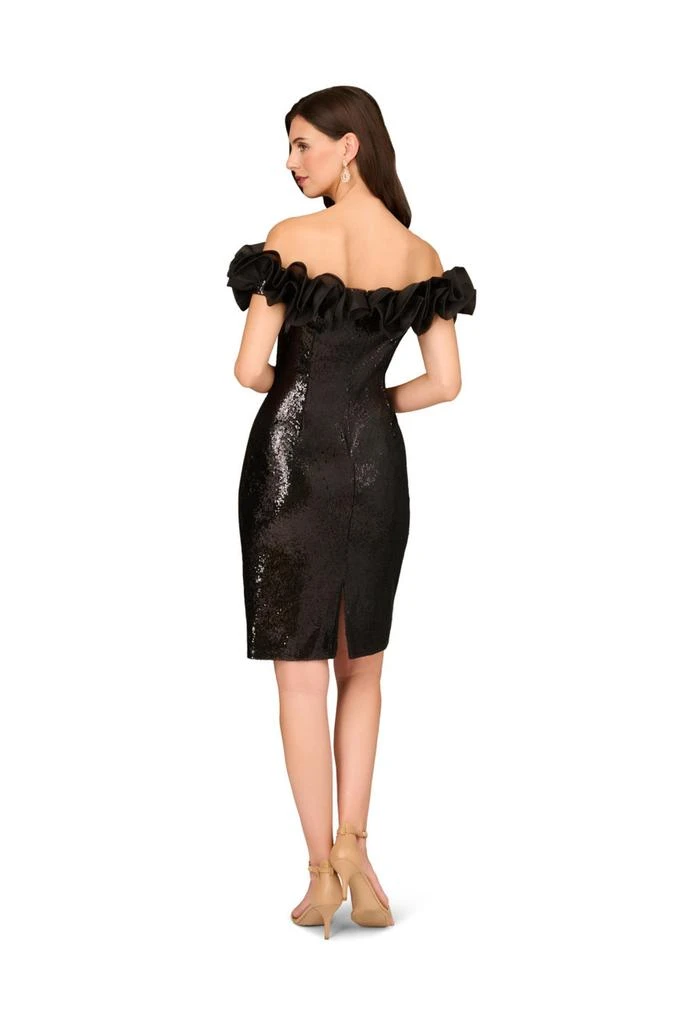 Aidan Mattox Knit sequin cocktail dress 3