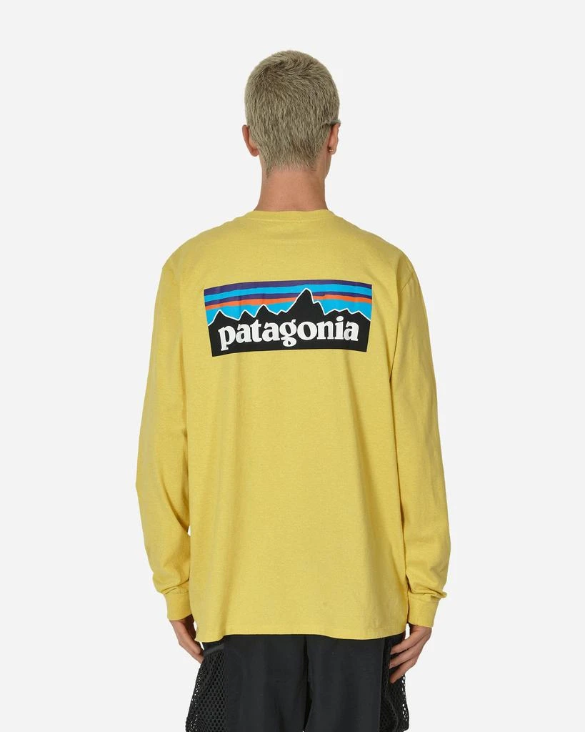 Patagonia P-6 Logo Responsibili Longsleeve T-Shirt Milled Yellow 3