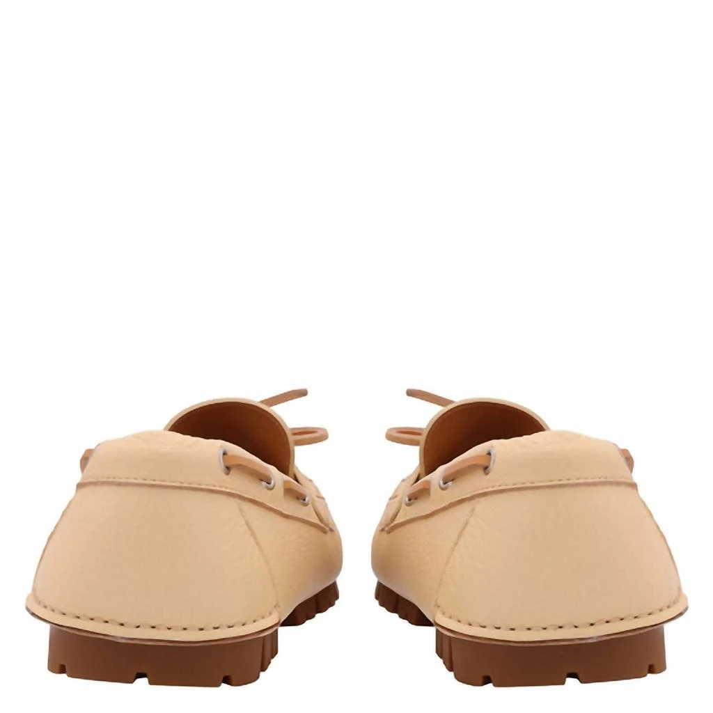 Salvatore Ferragamo Men
s Giosue Gancini Leather Sailor Moccasin In White 4