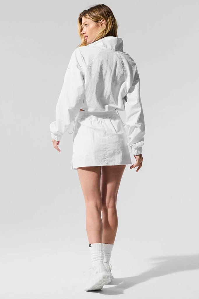 Alo Cropped 1/4 Zip Alumni Pullover - Spearmint 4