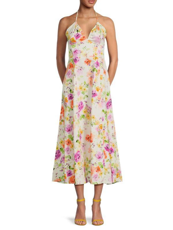 Favorite Daughter Halting Traffic Floral Midi Dress 1