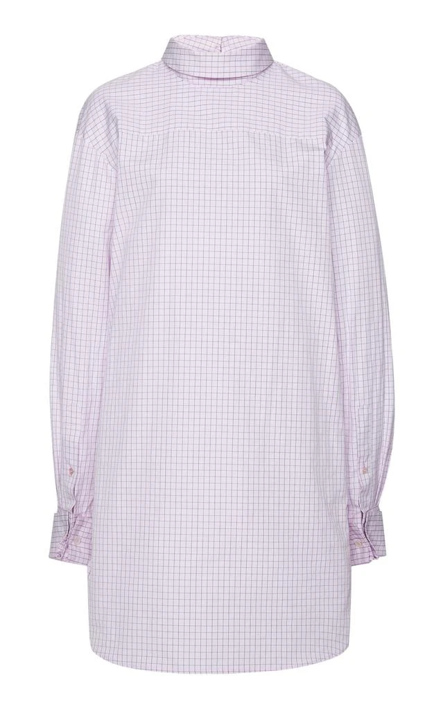 Dries Van Noten Dries Van Noten - Corso Long Reversed Cotton Shirt - Pink - S - Moda Operandi 1