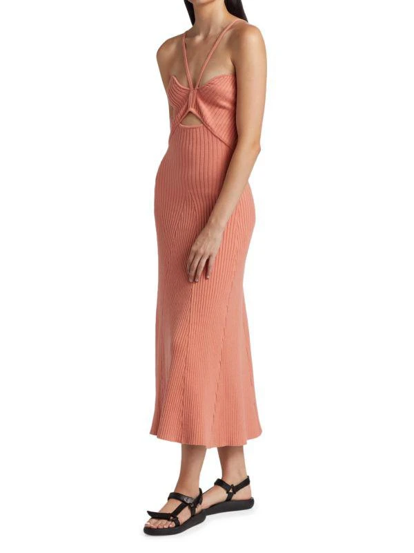 Anna Quan Galina Rib-Knit Midi-Dress 3