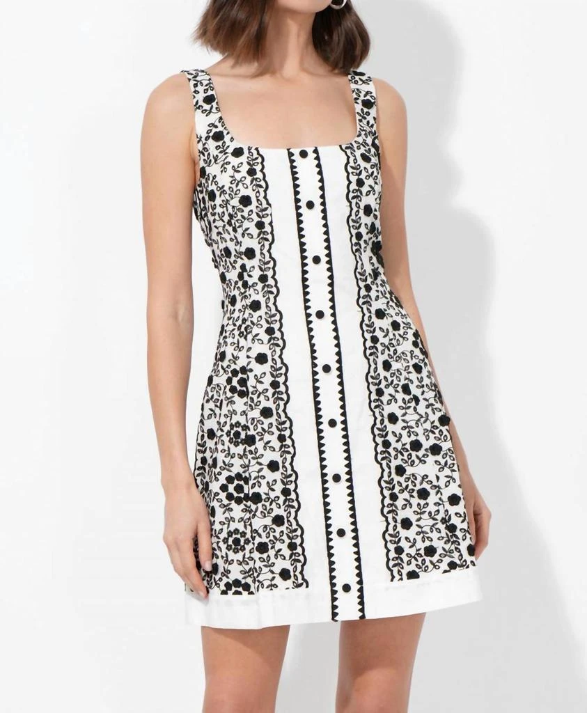 Adelyn Rae Adelyn Rae - Kya Floral Embroidered Mini Dress 4