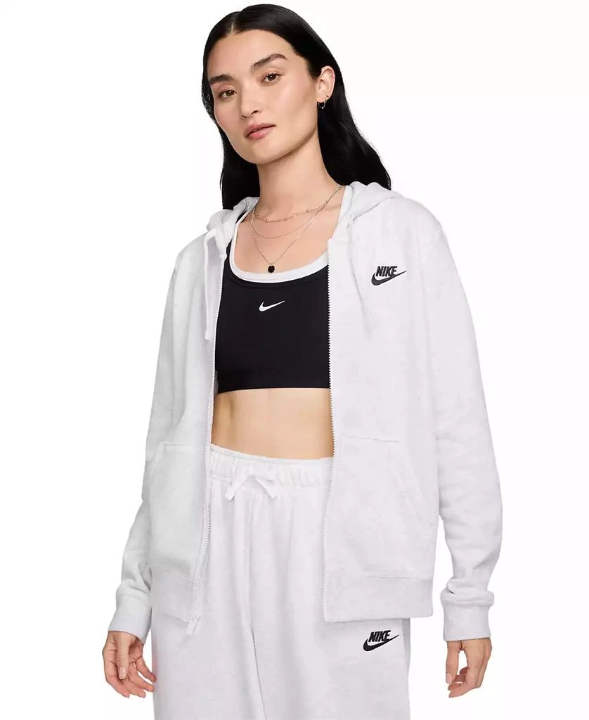 NIKE Women's Sportswear Club Fleece Full-Zip Hoodie 4
