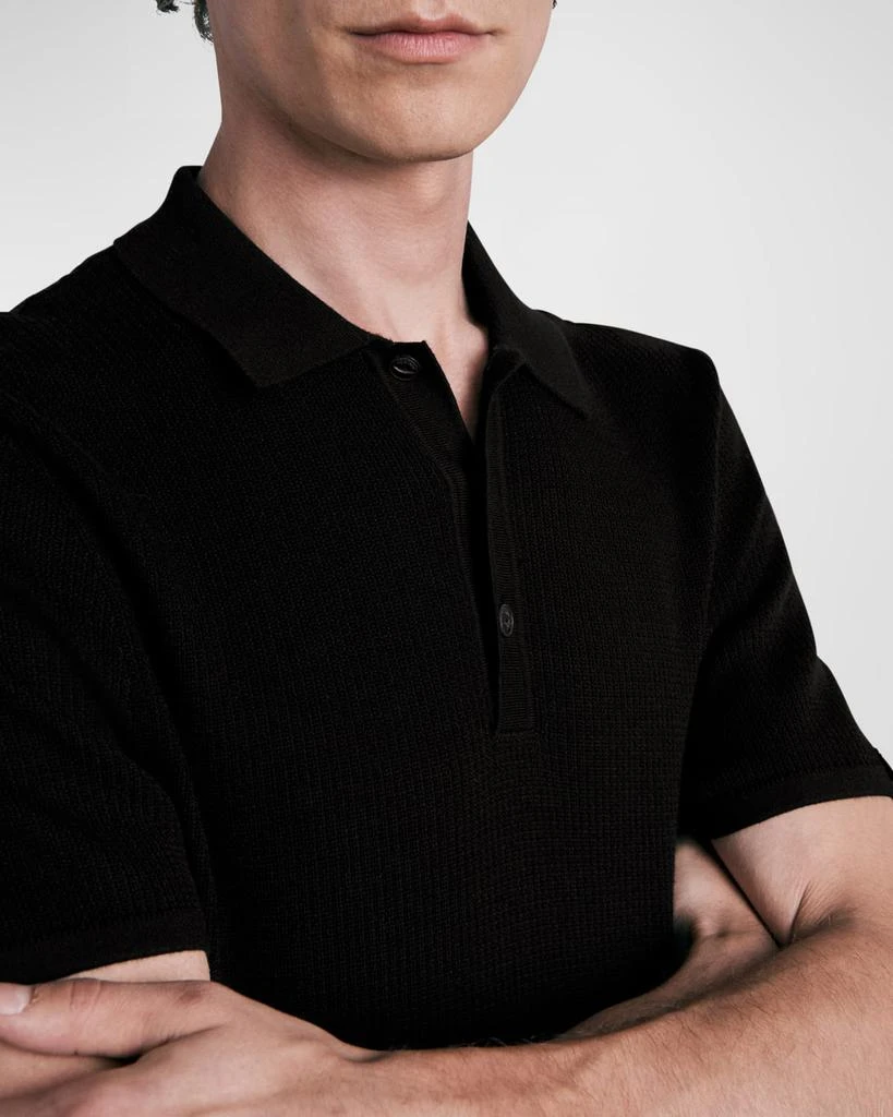 Rag & Bone Men's Harvey Knit Polo Shirt 2