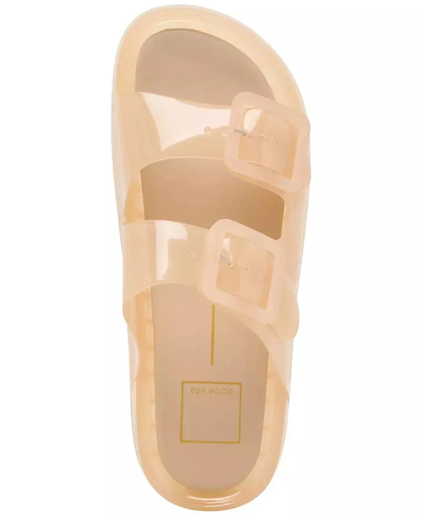 Dolce Vita Women's Julio Jelly Double-Band Jelly Footbed Sandals 4
