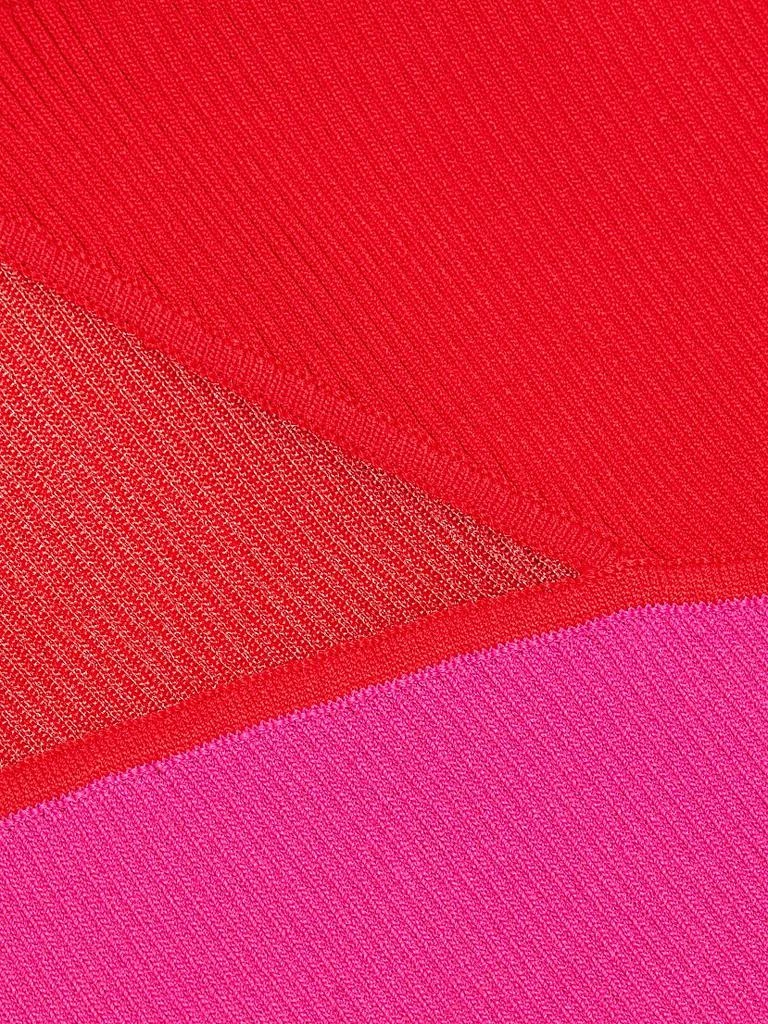 Milly Kyle Bi-Color Midi-Dress 7