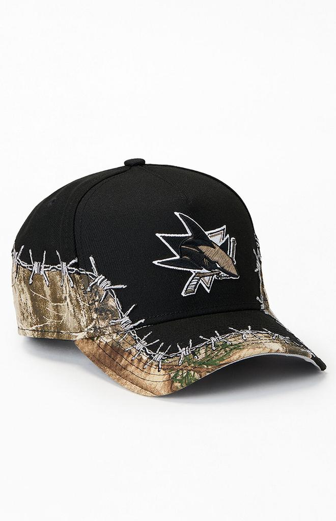 New Era San Jose Sharks Camo Barbwire 9FORTY Snapback Hat