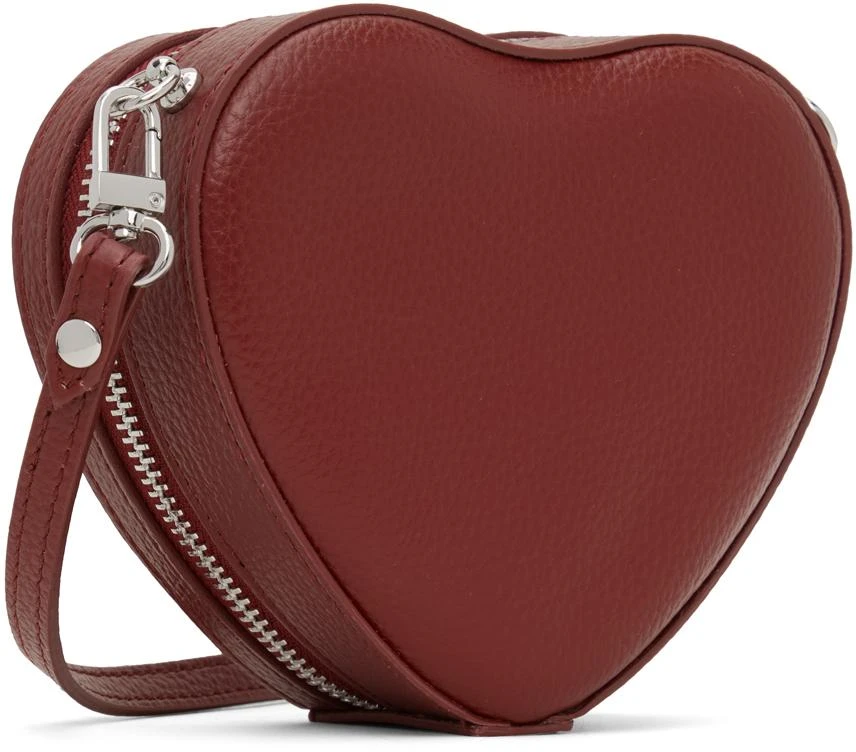 Vivienne Westwood Red Mini Louise Heart Crossbody Bag 3