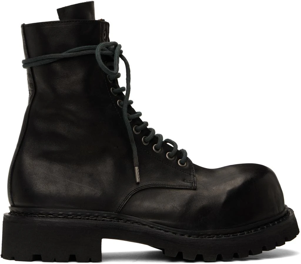 A DICIANNOVEVENTITRE Black Prisma Combat Boots 1