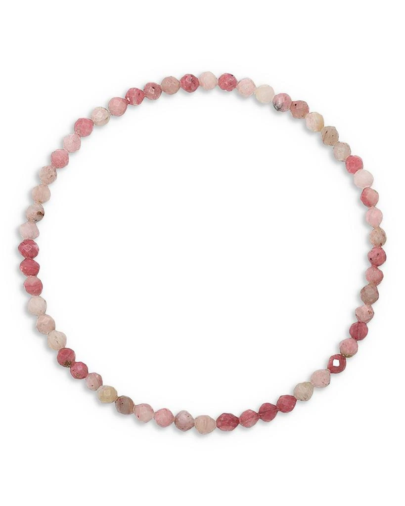 Zoe Lev Rhodocrosite Bead Stretch Bracelet 1