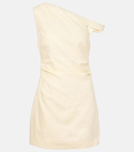 Iris one-shoulder linen minidress  On Sale Now with Up to 31% Off |  Discover Exclusive Deals & Savings at BeyondStyle  Authentic SIR. m|dresses |summer|women|o|clothing|sir|w|e|designers|n with Limited-Time Discounts,  Free Shipping, and Price