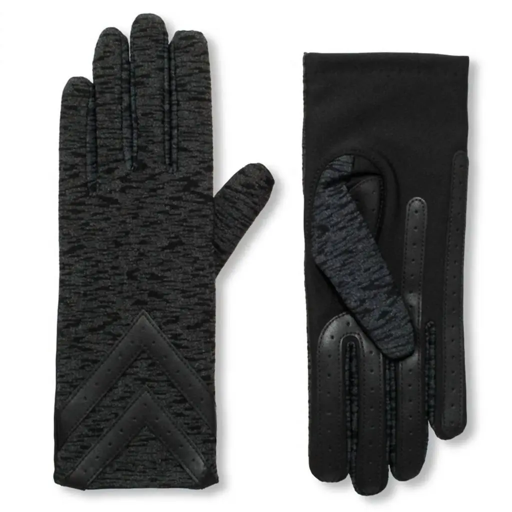 Isotoner Isotoner - Women’s Smartdri Chevron Touchscreen Gloves
