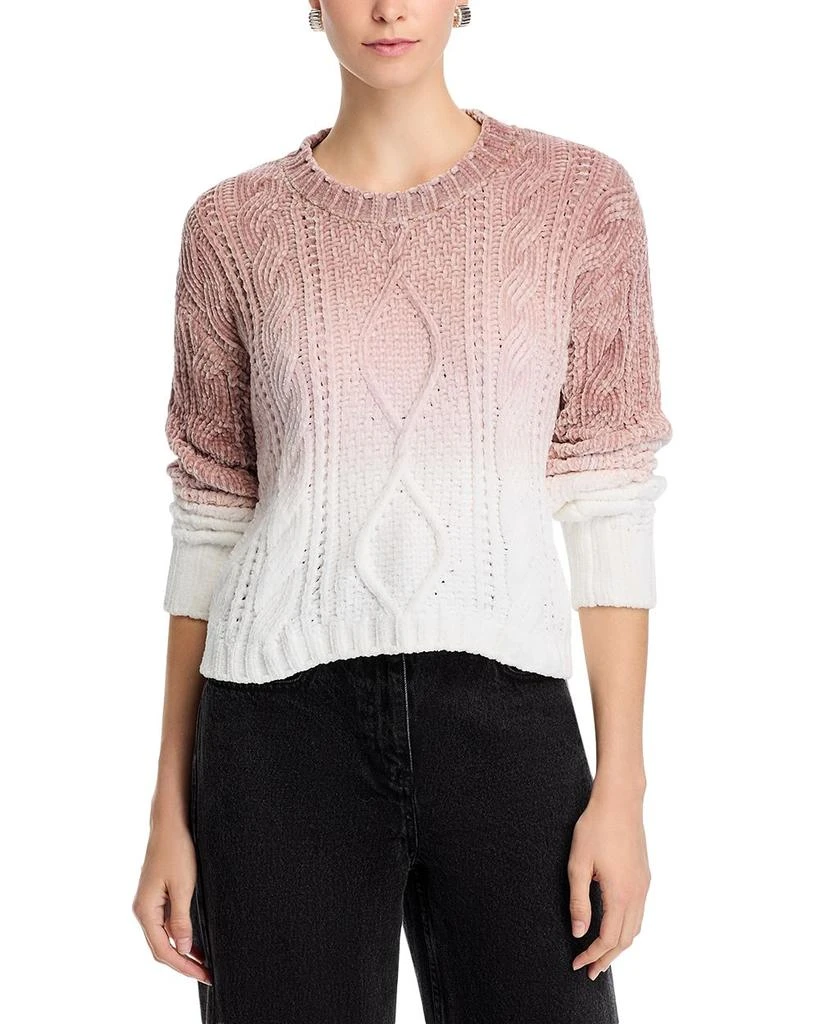 Bella Dahl Chenille Cable Crew Sweater 1