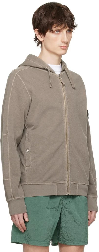 Stone Island Gray Patch Hoodie 2