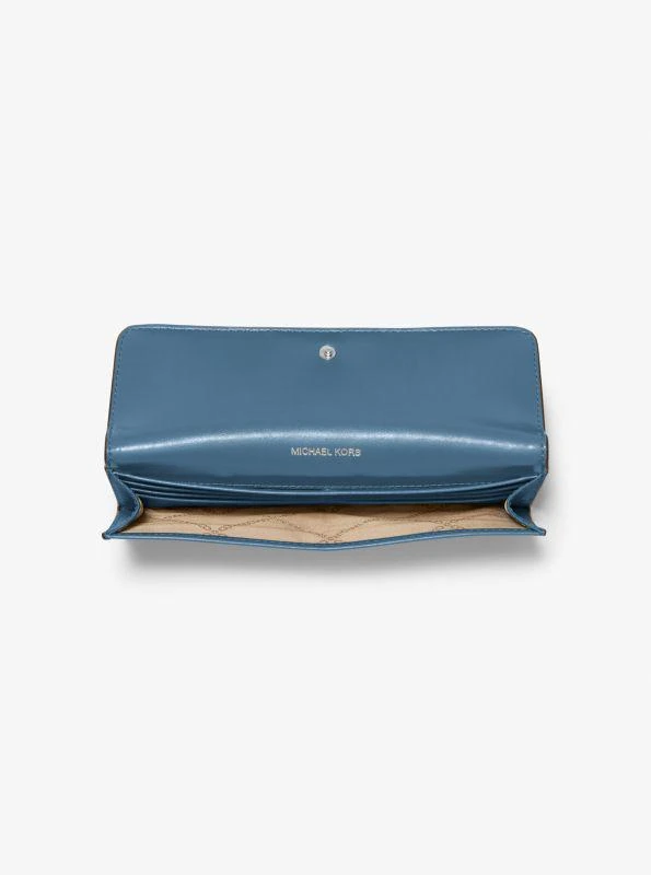 Michael Kors Jet Set Large Saffiano Leather Snap-Front Wallet 2