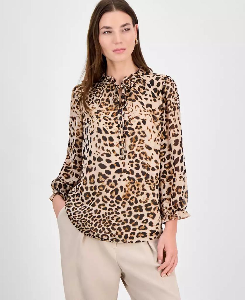 売れ筋商品|||バースリー カットソー トップス レディース Women's Printed Button-Front Blouse, Exclusively at Macy's Green Chili Multi Bar III Women's Printed Button-Front Blouse, Exclusively at