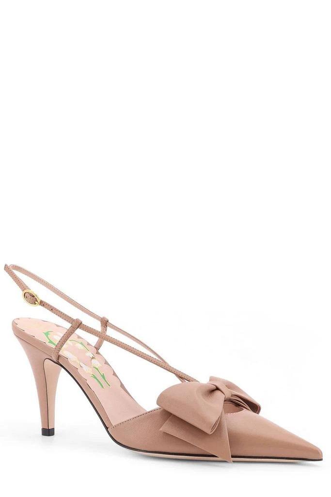 Valentino Valentino Bowow Pointed Toe Pumps 2
