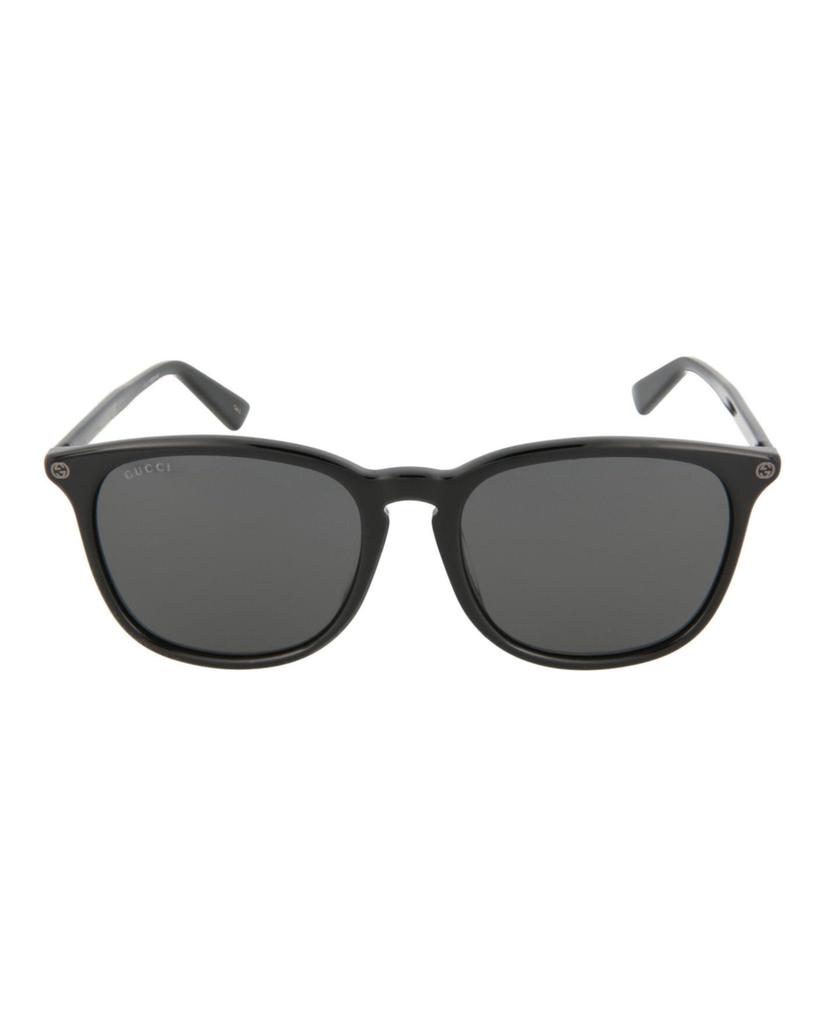 Gucci Round-Frame Acetate Sunglasses