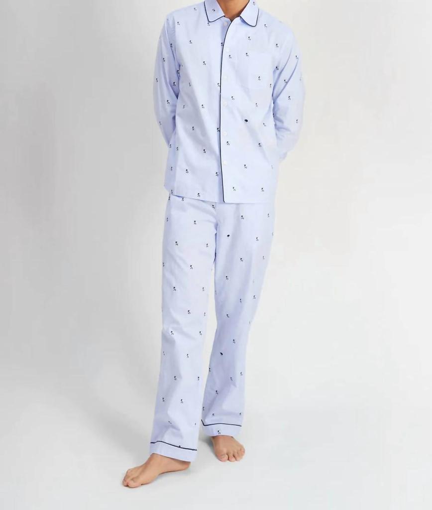 SLEEPY JONES Sleepy Jones - Men's Henry Sheep Pajamas Set