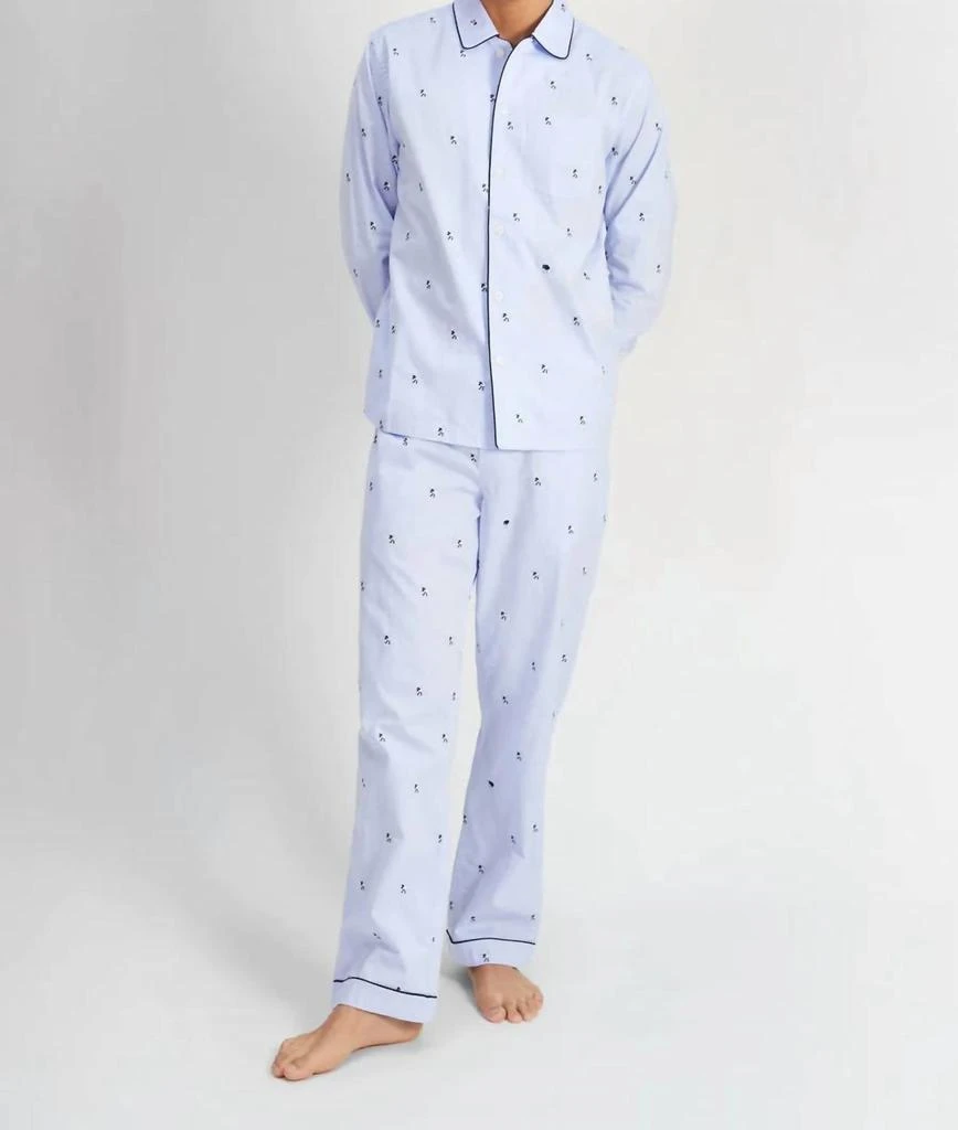 SLEEPY JONES Sleepy Jones - Men's Henry Sheep Pajamas Set 2