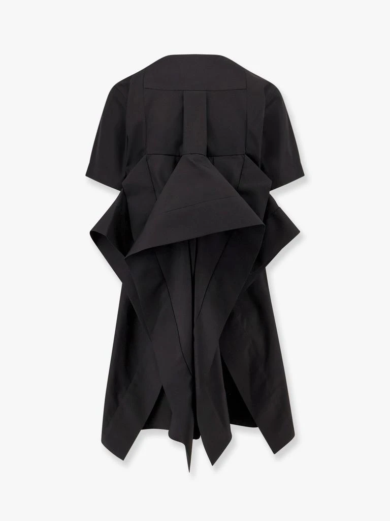 Sacai Dress with draped cotton inserts on the back 4